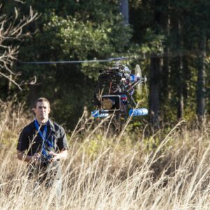 uav helicopter with video camera
